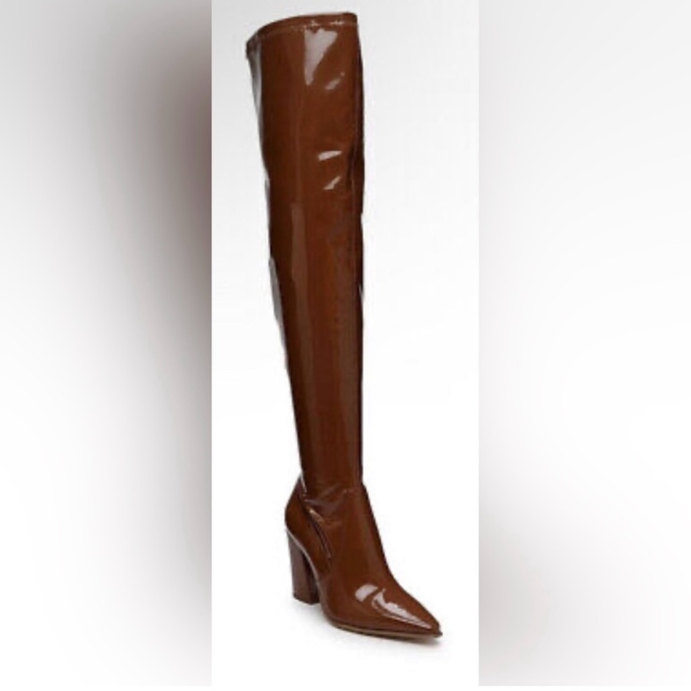 Jennifer Lopez High Tall Tigh Over the Knee Suede Boots Size 7.5
